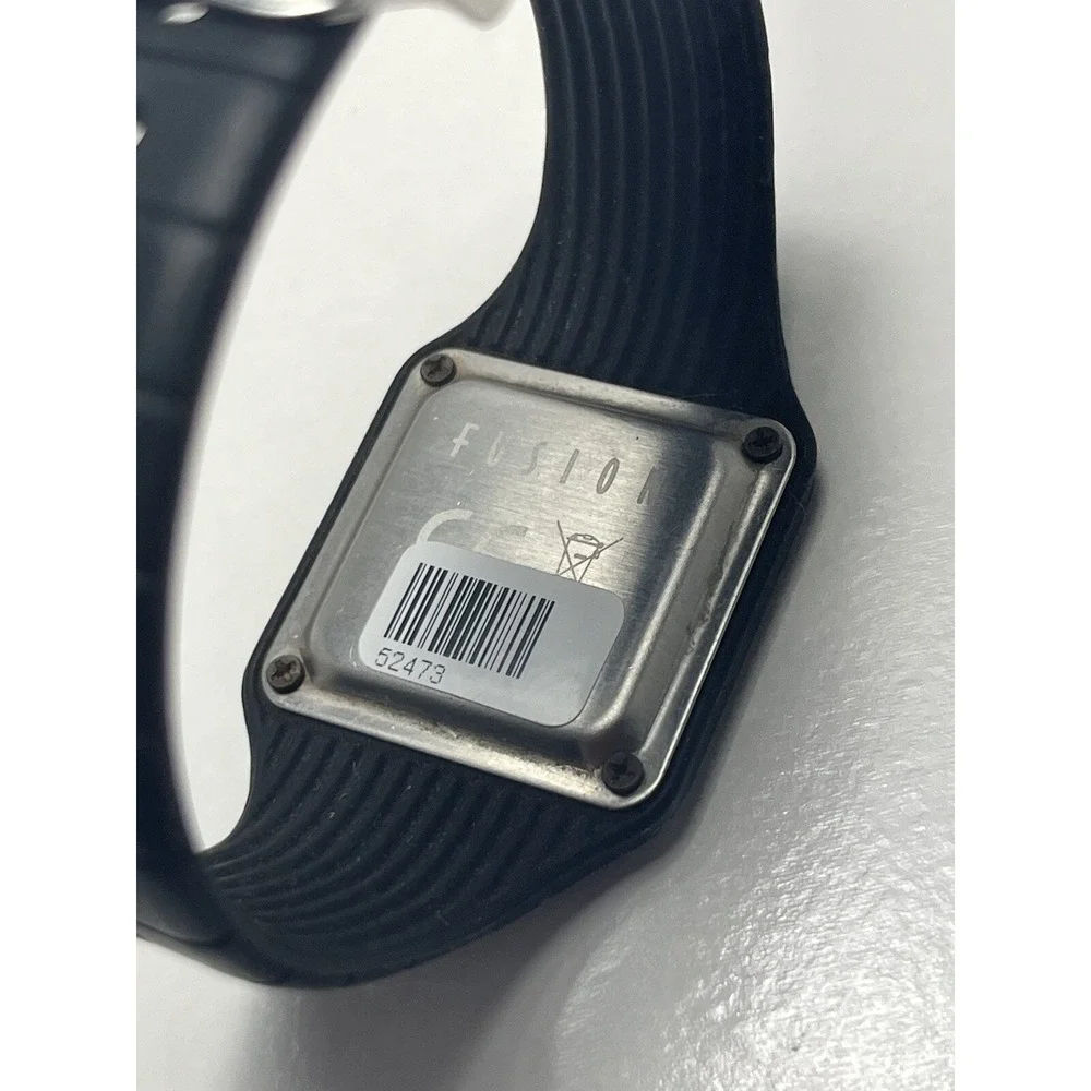 Fusion Kid's Digital‎ Watch Black Silicone Band- New Battery
